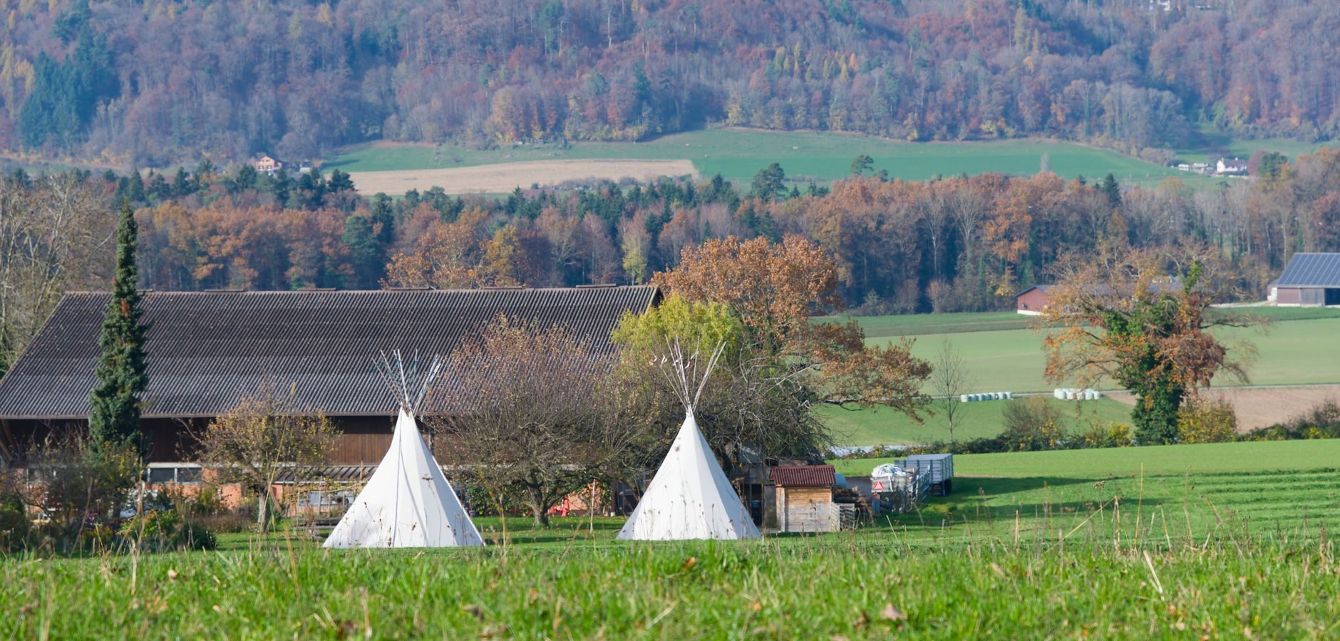 Un emplacement chez un agriculteur